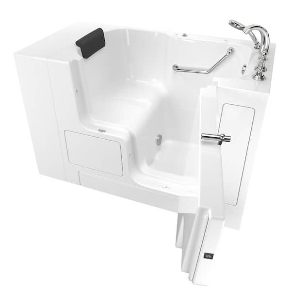 American Standard Gelcoat Premium Series 32 in. x 52 in. Right Hand Drain Soaking Bathtub in White