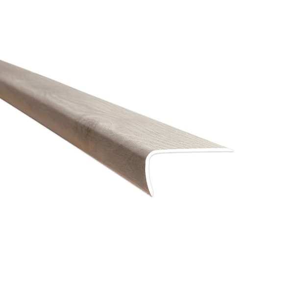 Unbranded Bedford Mountain Hybrid Resilient 1.0 in. T x 2.0 in. W x 72 in. L Waterproof Stair Nose Molding