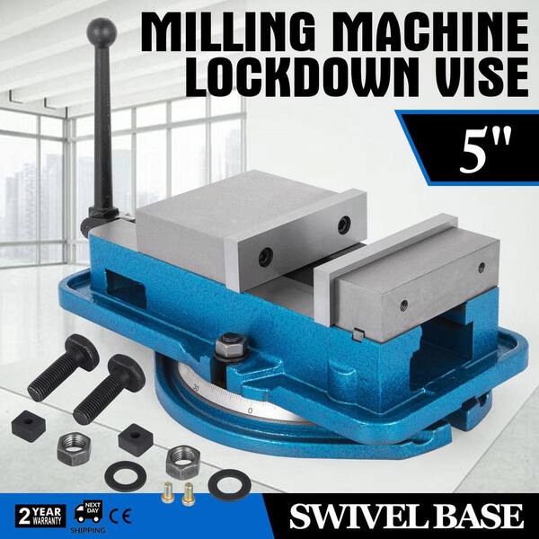 SKYSHALO 5 in. Precision Milling Vice, ACCU Lock Down Vise