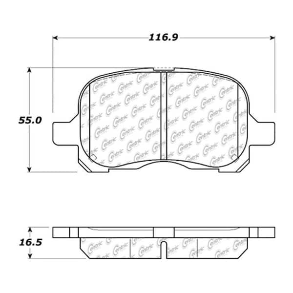 Centric Parts Disc Brake Pad Set