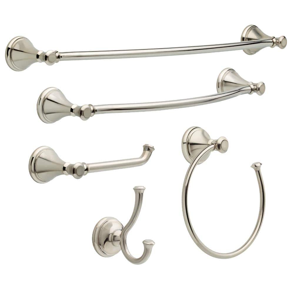 Cassidy 24 in. Stainless Steel Wall Mounted Double Towel Bar