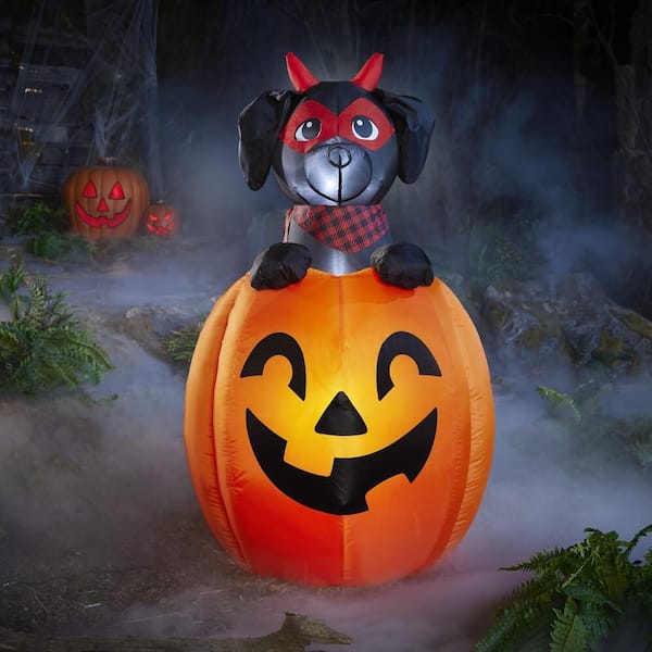 4.5 ft. Animated LED AirBlown Rising Dog