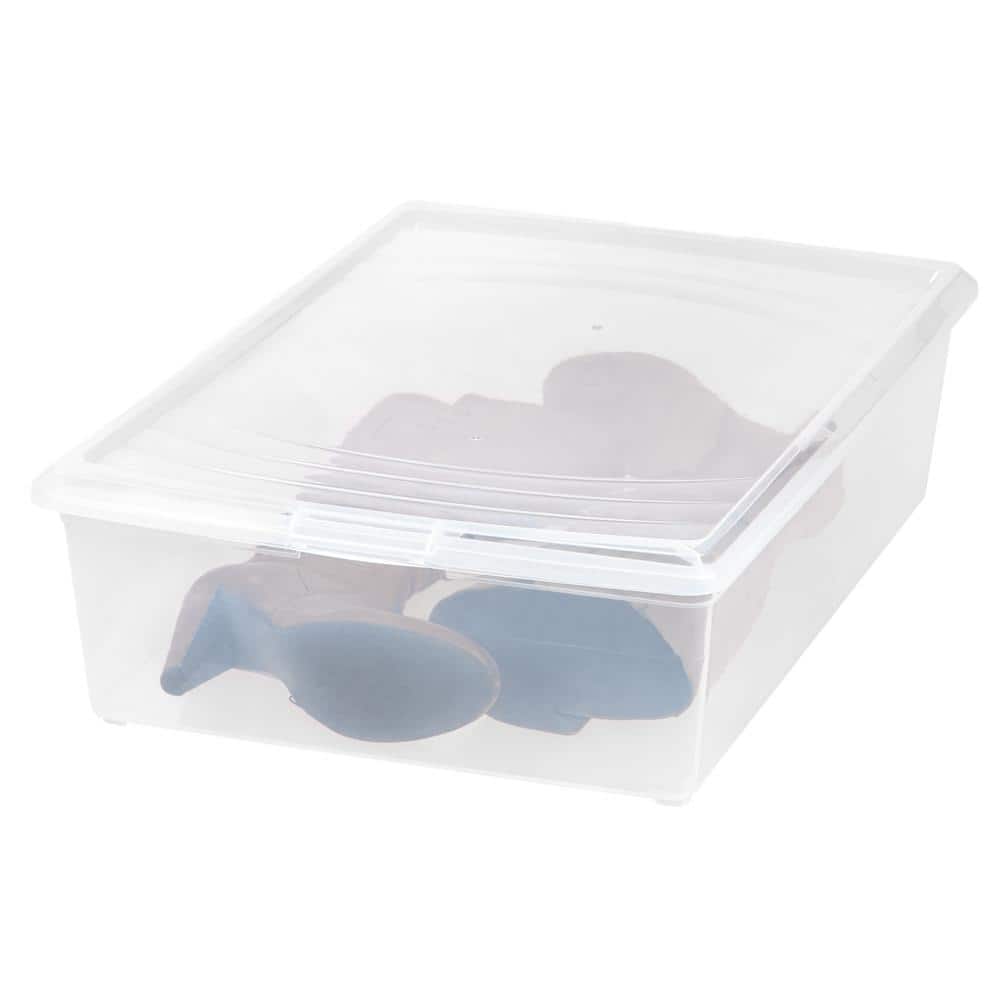 UPC 762016176246 product image for 33 Qt. Modular Storage Box in Clear | upcitemdb.com