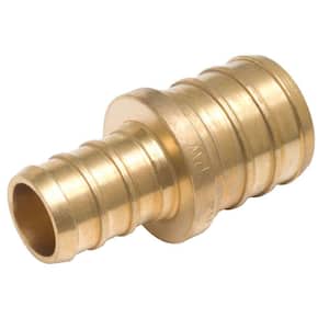 3/4 in. x 1/2 in. Brass PEX Barb Reducer Coupling