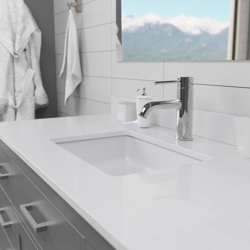 Beckett 54" Dark Gray Freestanding Single Bathroom Vanity with Carrara Marble Top