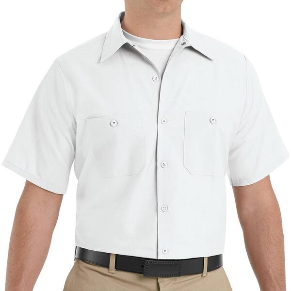 White Industrial Work Shirt SP24WH SSL M