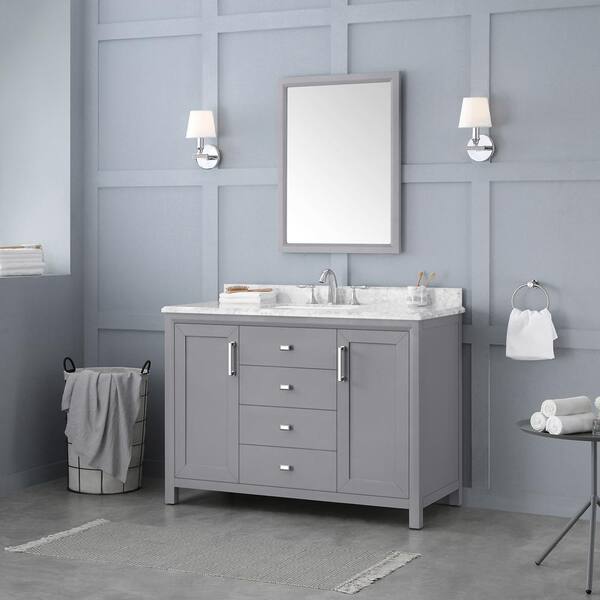 Pebble Grey Bathroom Mirrors – Everything Bathroom