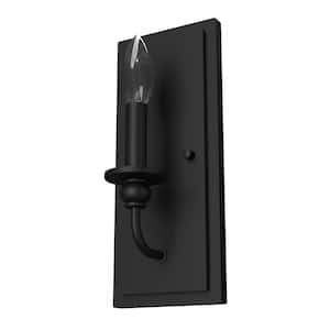 Southcrest 1-Light Matte Black Wall Sconce