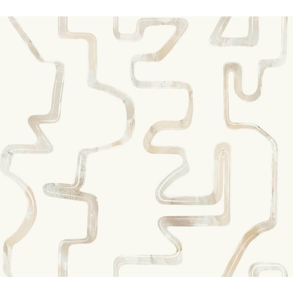 Caramel and White Abstract Aura Matte Non-Pasted Paper Wallpaper price history on PriceWatchPro