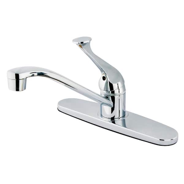 Kingston Brass Chatham Single-Handle Standard Kitchen Faucet in Polished Chrome
