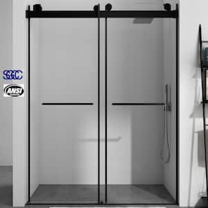 Contractors Wardrobe Model 6100 26-1/8 in. to 28-1/8 in. x 63 in. Framed Pivot Shower Door in Bright Clear with Rain Glass