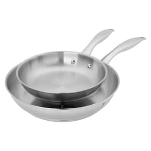 Aragon 2-Piece Stainless Steel Frying Pan Set