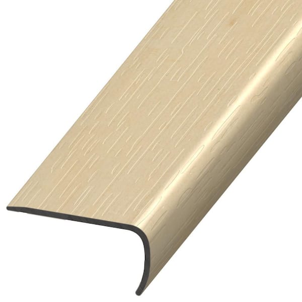 DuraDecor Classy Chic Broadway Blonde 1 in. T x 2 in. W x 94 in. L Stair Nose Molding
