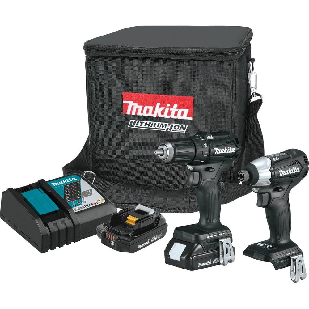 Have a question about Makita 18V LXT Sub-Compact Lithium-Ion Brushless  Cordless 2-piece Combo Kit (Driver-Drill/ Impact Driver) 2.0Ah? Pg  The Home Depot