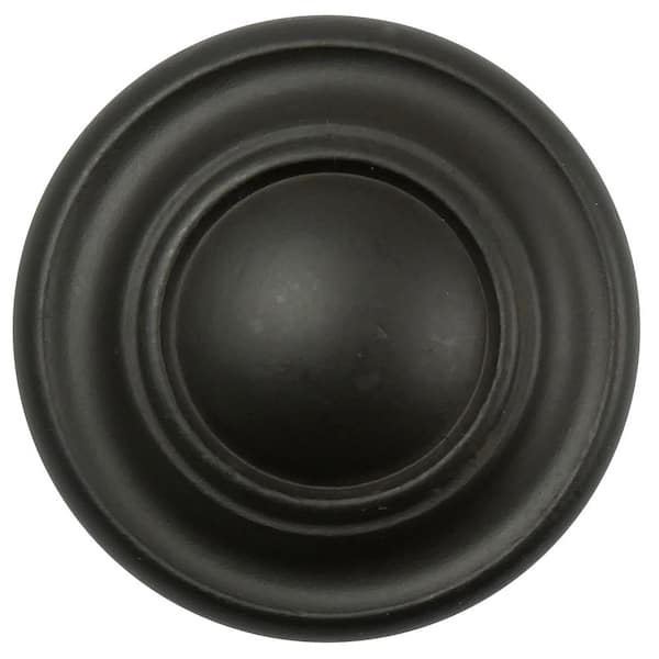 Nantucket 1-3/8 in. Oil Rubbed Bronze Round Cabinet Knob