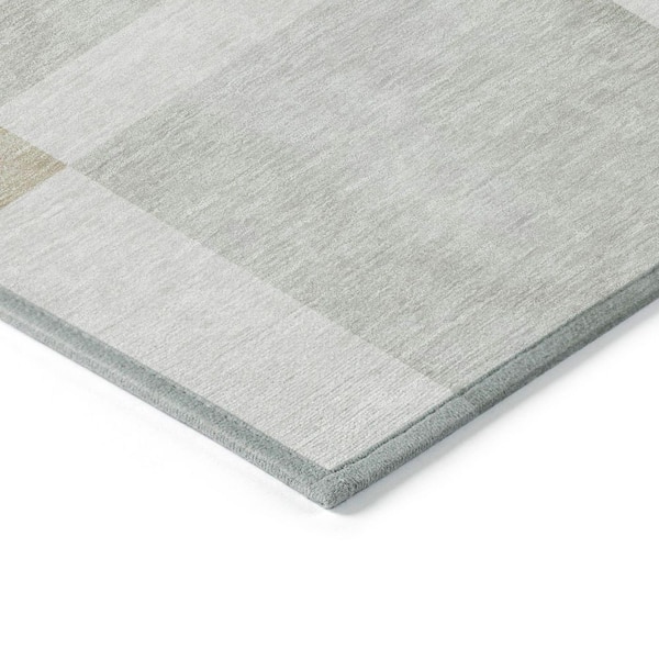 Chantille Machine Washable Indoor/Outdoor Abstract ACN2131 Linen 10 ft. x 14 ft. Area Rug