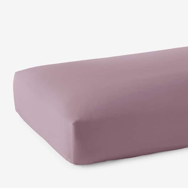 The Company Store Legends Hotel Wisteria Supima Cotton 450-Thread Count Wrinkle-Free Sateen Twin Fitted Sheet