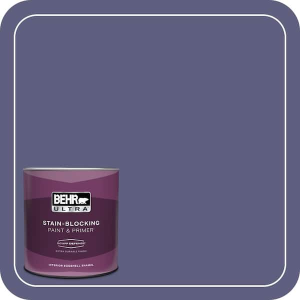 BEHR ULTRA 1 qt. #M550-7 Strong Iris Extra Durable Eggshell Enamel Interior Paint & Primer