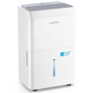 80 pt. 5,000 sq. ft. Energy Star Dehumidifier with Bucket for Bedroom, Basement and Damp Rooms in White