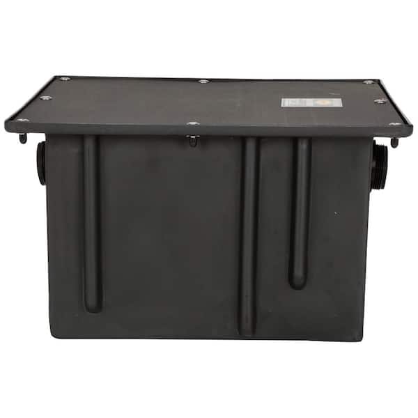 Zurn 24 in. x 15 in. 15 GPM Polyethylene Grease Trap with Flow Control