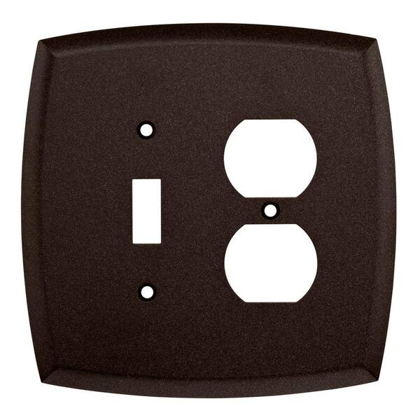 Liberty Amherst Decorative Light Switch and Duplex Outlet Cover, Cocoa Bronze