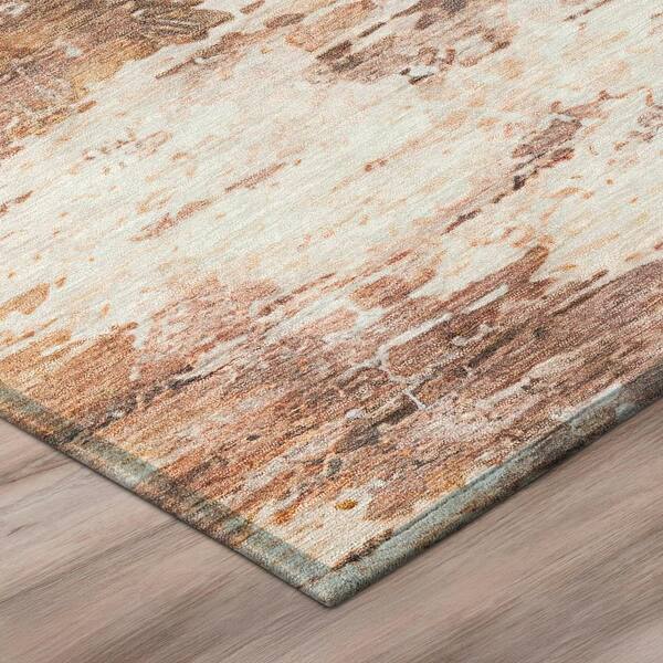 Chantille Machine Washable Indoor/Outdoor Abstract ACN2874 Blush 3 ft. x 4 ft. Area Rug