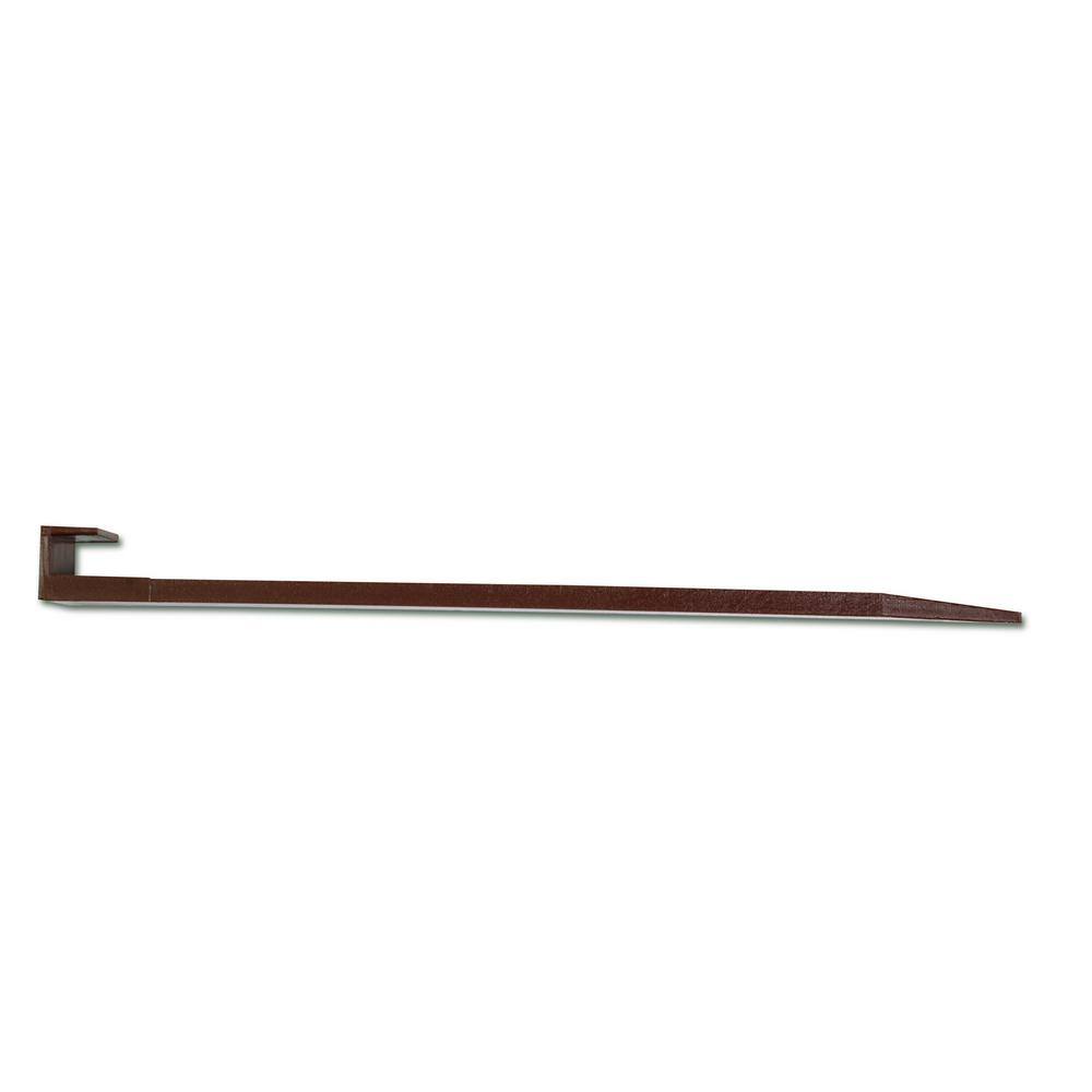 EASYFLEX 10 IN. LANDSCAPE ANCHORING STAKE PACK - 10 CT., BROWN