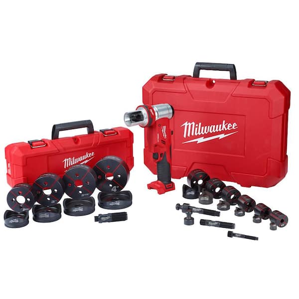 M18 18V Lithium-Ion Cordless FORCE LOGIC 1/2 in. to 4 in. 6 Ton Knockout Tool