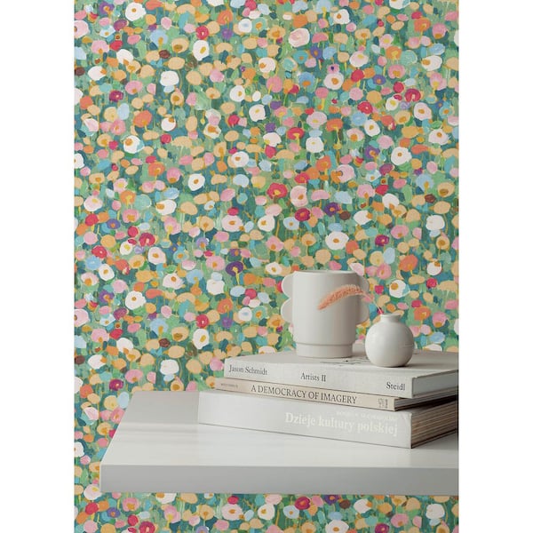 Prato Green Petite Floral Wallpaper