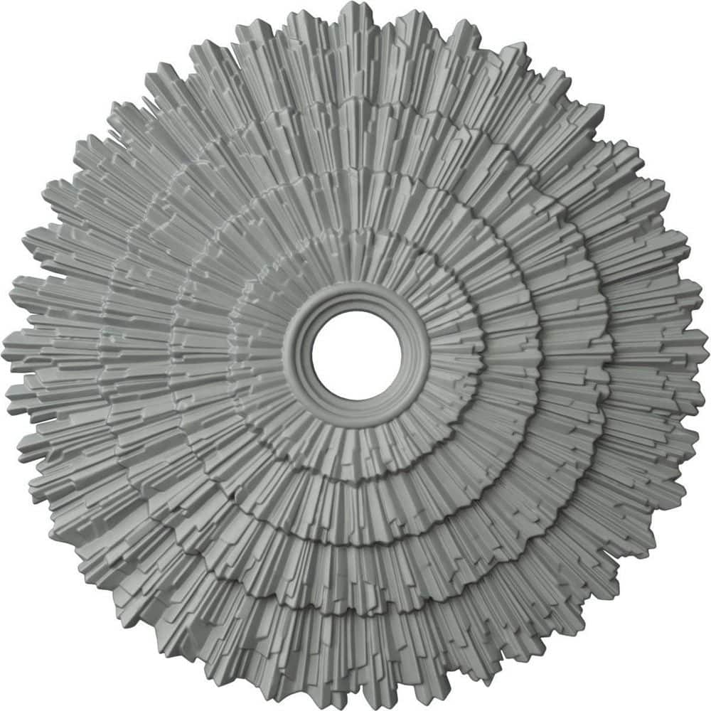 Eryn Primed White Urethane Ceiling Medallion, 24.75" Diameter