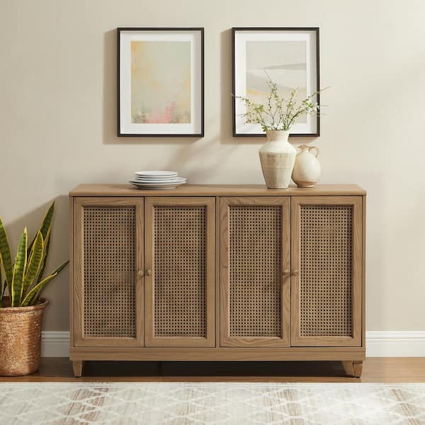 CROSLEY FURNITURE Katia Driftwood MDF Buffet CF4234-DW - The Home