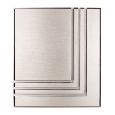 Wireless or Wired Doorbell Chime, Brushed Nickel