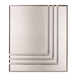 Wireless or Wired Doorbell Chime, Brushed Nickel