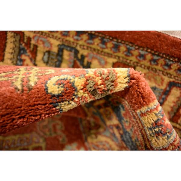 Sahand Philip Red 3 ft. 1 in. x 5 ft. 3 in. Area Rug