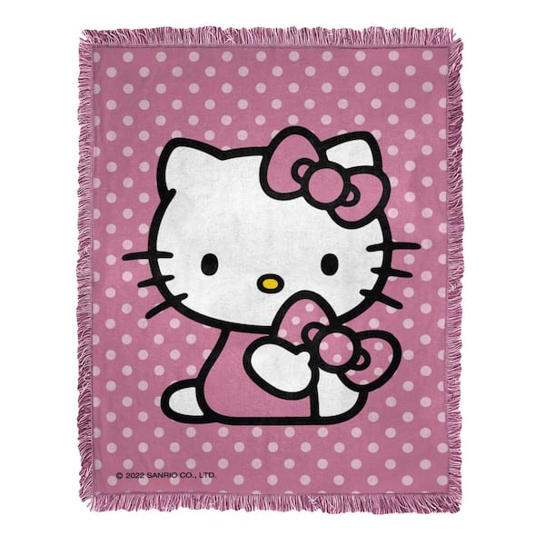 The Northwest Group Hello Kitty Kuromi 46'' x 60'' Woven Tapestry Throw  Blanket