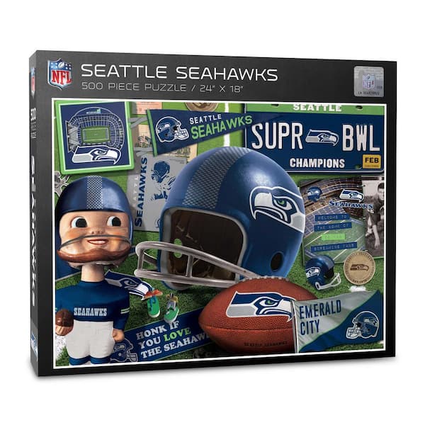NFL Seattle Seahawks Retro Series Puzzle (500-Pieces)