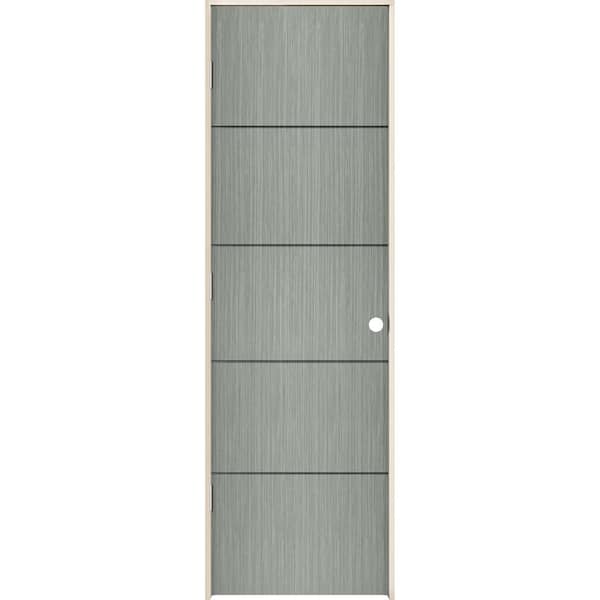 JELD-WEN 24 in. x 80 in. Right-Hand Solid Core Stone Composite Single Prehung Interior Door