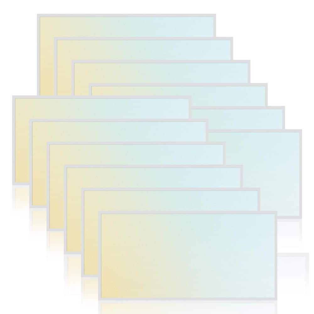 70-Watt 2x4FT LED Backlit Flat Panel Light, 5CCT, Up to 8500LM, 120º Beam, Dimmable 0-10V, IC & Damp Rated, ETL 12 Pack price history on PriceWatchPro