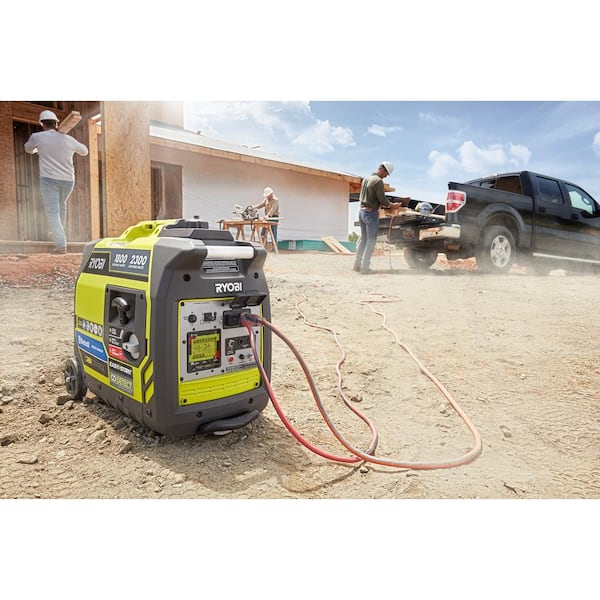 RYOBI 4000-Watt Gasoline Powered Digital Inverter Generator with CO  Shutdown RYi4022X - The Home Depot