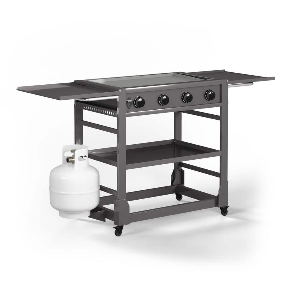 TYTUS Fresno 4-Burner Stainless Steel Propane Hibachi Griddle
