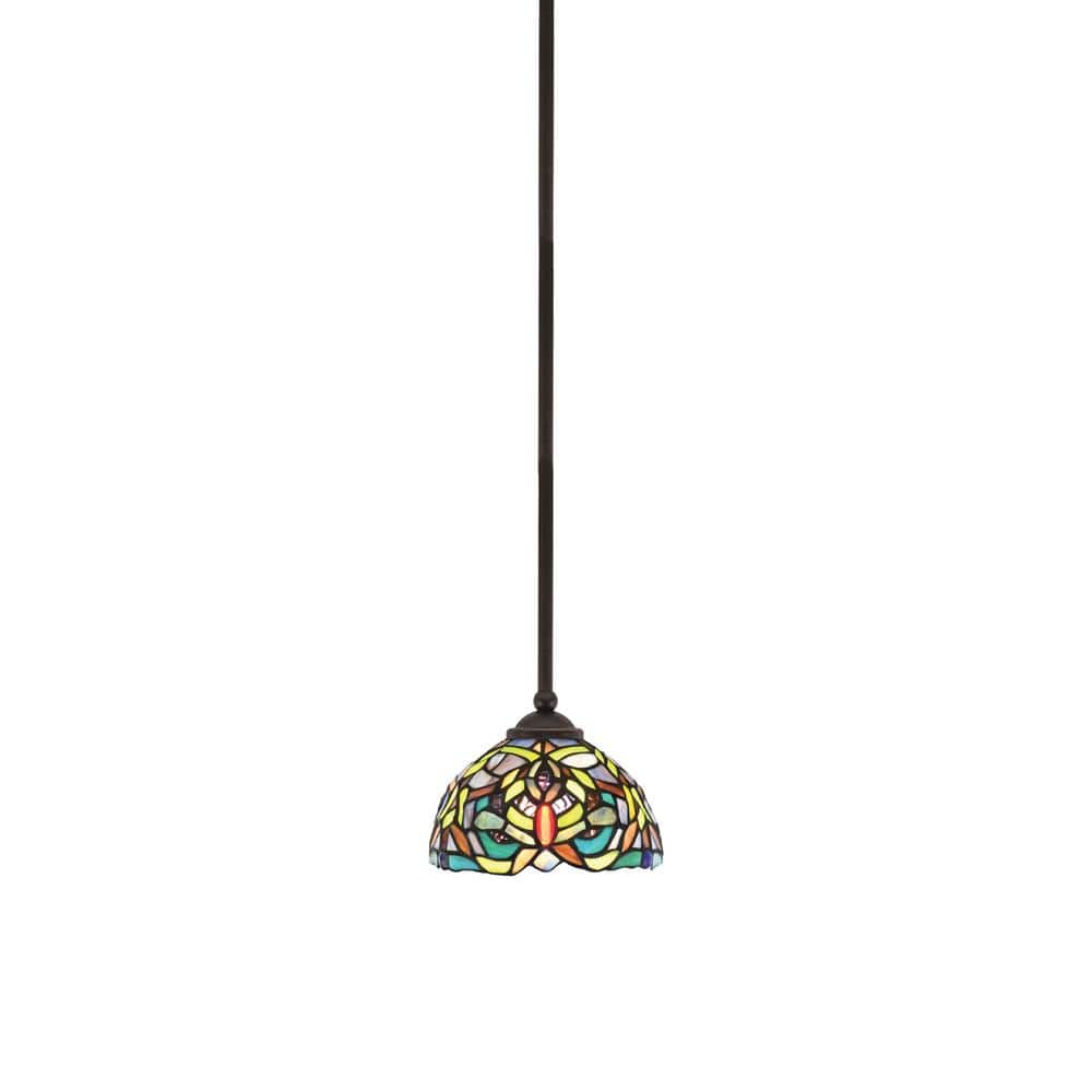 Clevelend 100Watt 1Light Brown Pendant Mini Pendant Light with