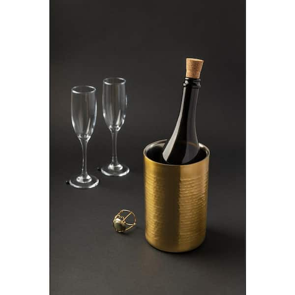 gold wine chiller