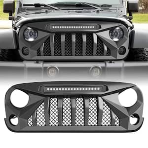 Gladiator Grille for 2007 to 2018 Jeep Models w/LED Lights