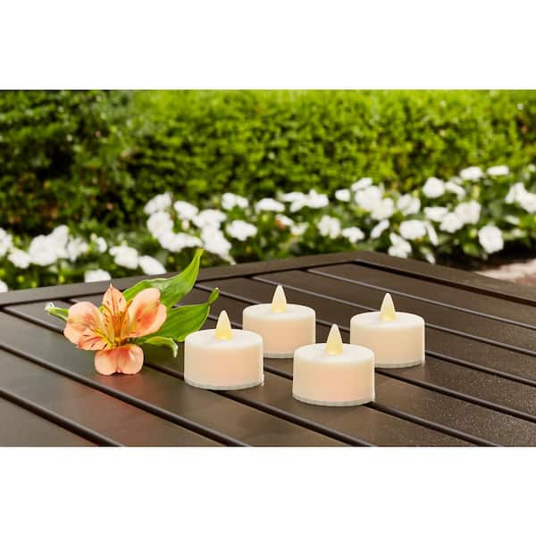 Hampton Bay Outdoor Tealights with Timer (Set of 4)