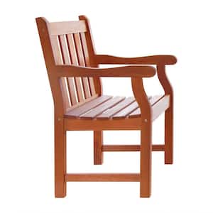 Danielle Tan Highbacked Solid Wood Arm Chair