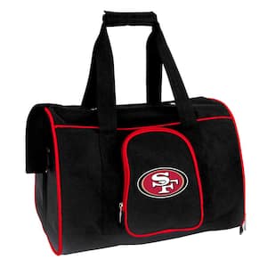 NFL San Francisco 49ers Pet Carrier Premium 16 in. Bag in Red
