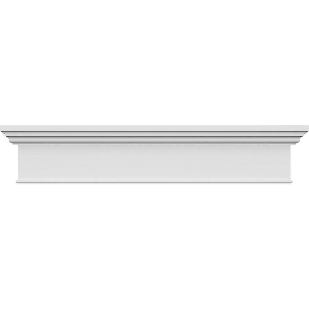Traditional 1 in. x 103 in. x 7-1/4 in. Polyurethane Crosshead Moulding with Bottom Trim price history on PriceWatchPro