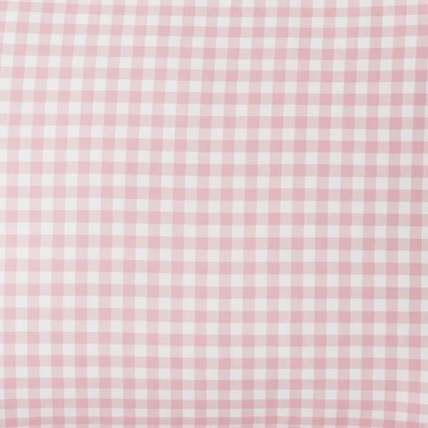 Poppy & Fritz Gingham Plaid 4-Piece Bright Pink Percale Cotton Queen Sheet  Set USHSA01194162 - The Home Depot