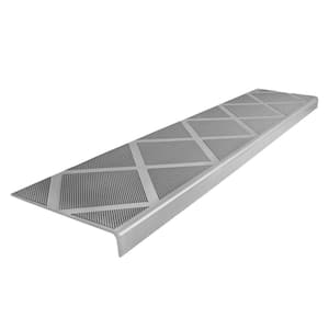 Composite Anti-Slip Stair Tread 48 in. Grey Step Cover