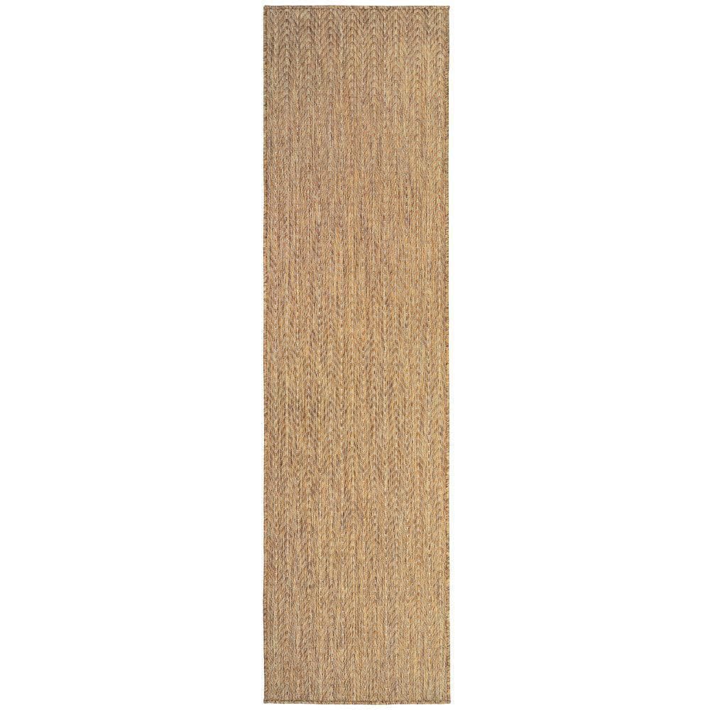 Horizon Natural 2 ft. x 6 ft. Indoor/Outdoor Geometric Contemporary Runner Area Rug price history on PriceWatchPro
